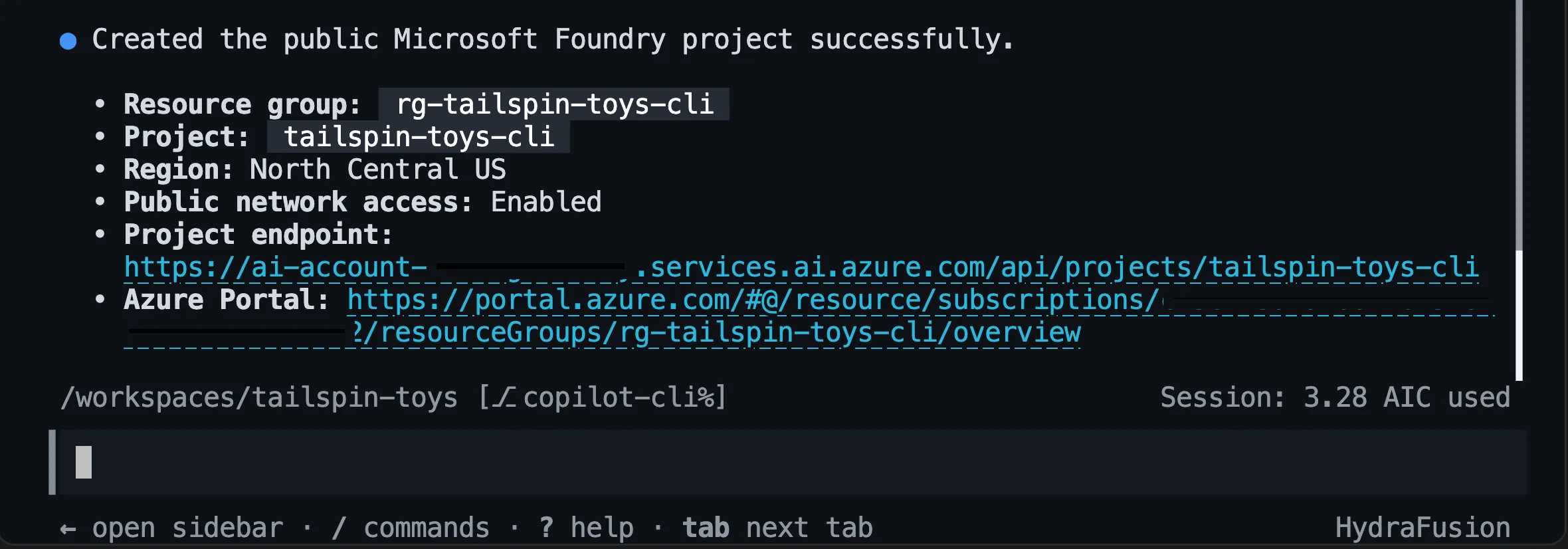 Create a public Foundry project